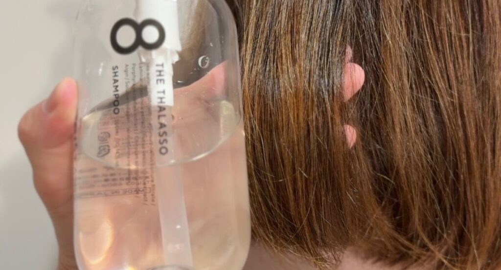 保湿効果が高いエイトザタラソシャンプーモイストを使った仕上がり写真