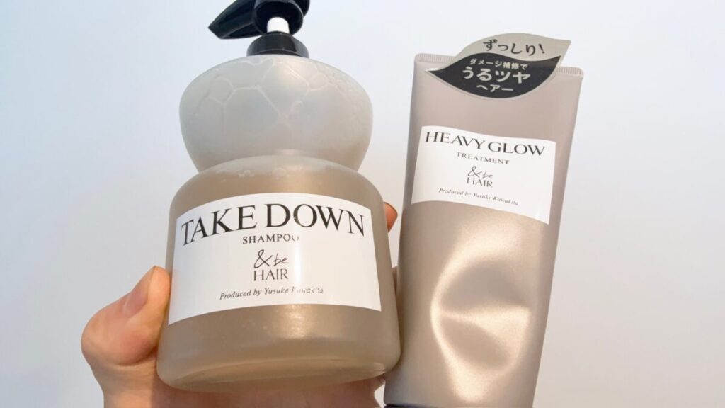 &be アンドビーシャンプー&トリートメント テイクダウン ヘビーグロウ