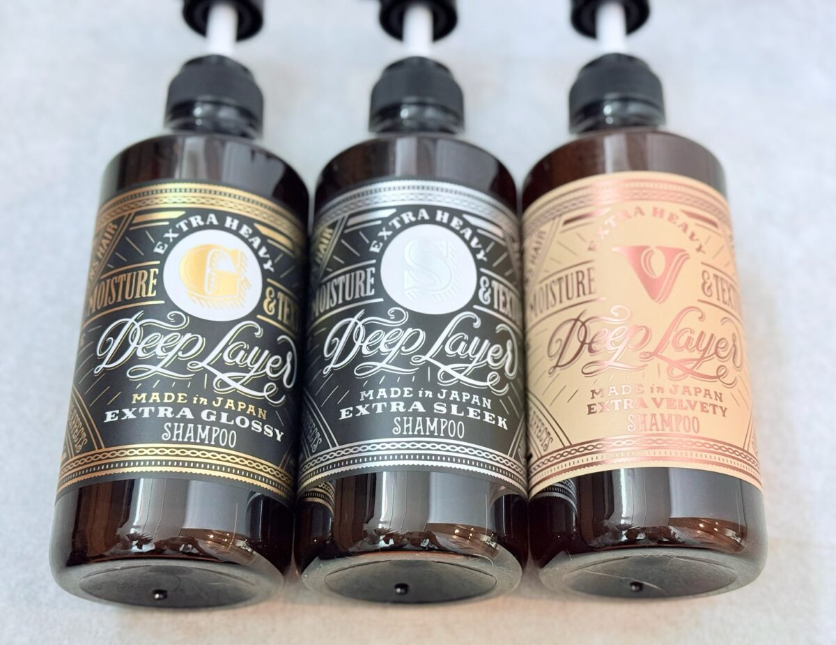 ディープレイヤーシャンプー3種類（ExG、ExS、ExV）