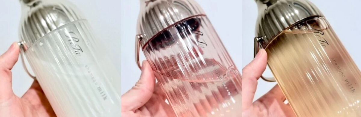 リファミルクプロテインシャンプー白、ピンク、ロイヤルを比較