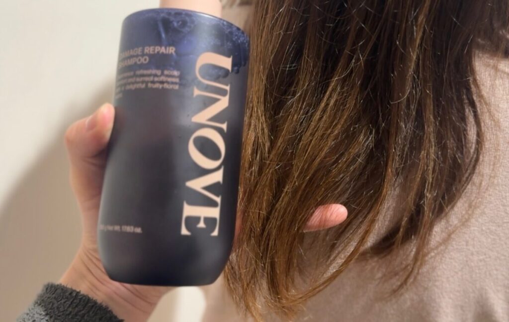 アノブシャンプーダメージリペアを使った仕上がり写真