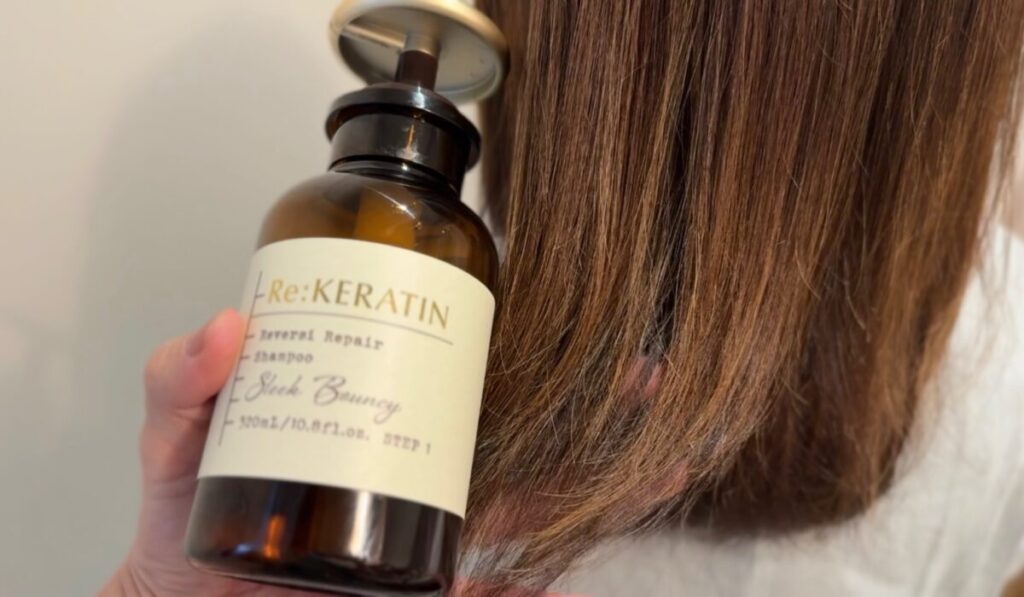 Re:KERATIN（リ ケラチン） シャンプーの仕上がり写真