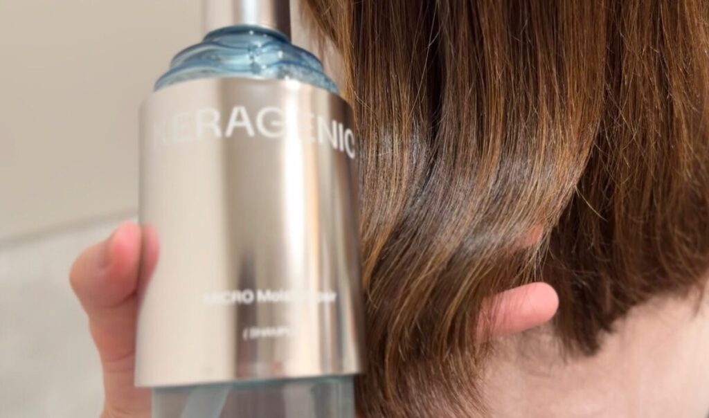 KERAGENIC（ケラジェニック）マイクロ モイストリペアシャンプーを使った仕上がり写真