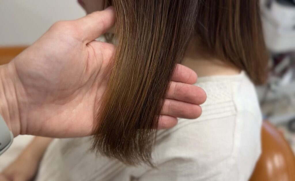 サラサラストレートヘア