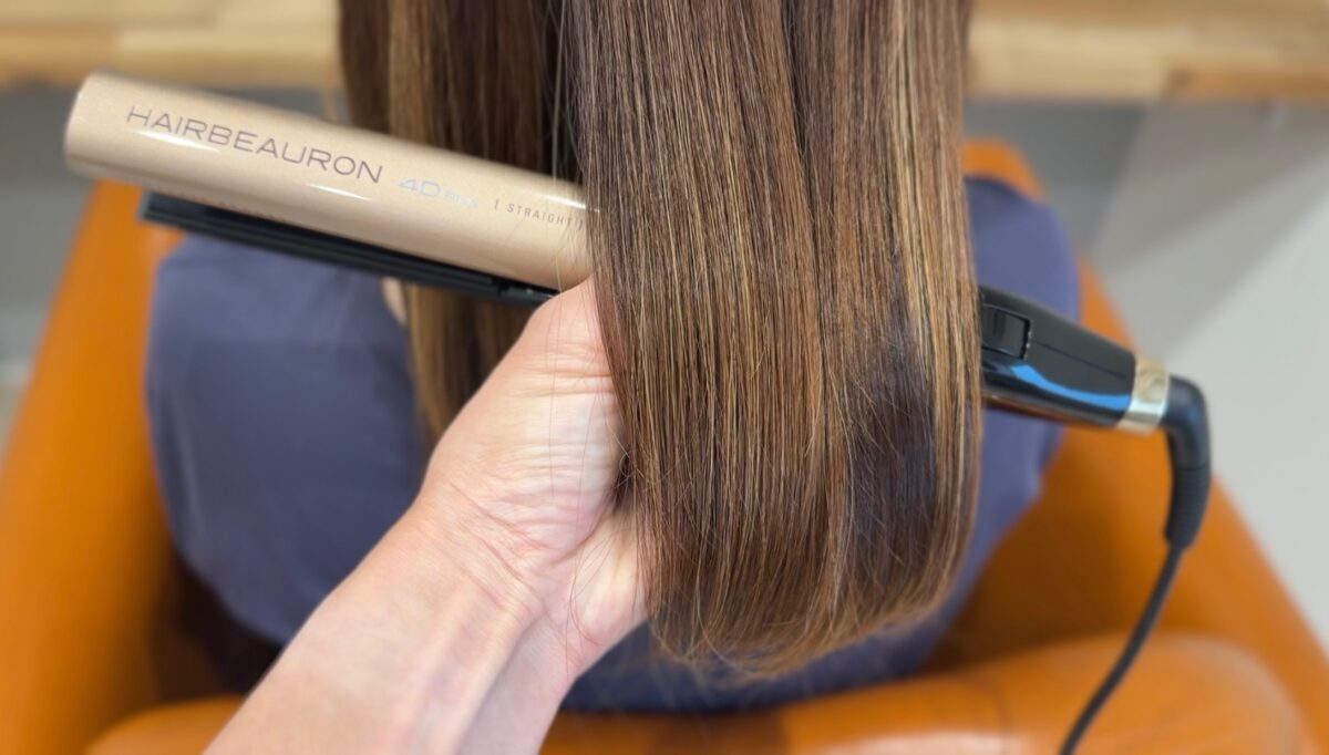 ヘアビューロンストレートの仕上がり写真