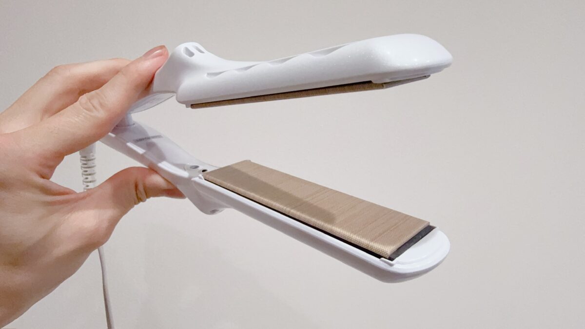 プレートが大きい絹女ストレートアイロン