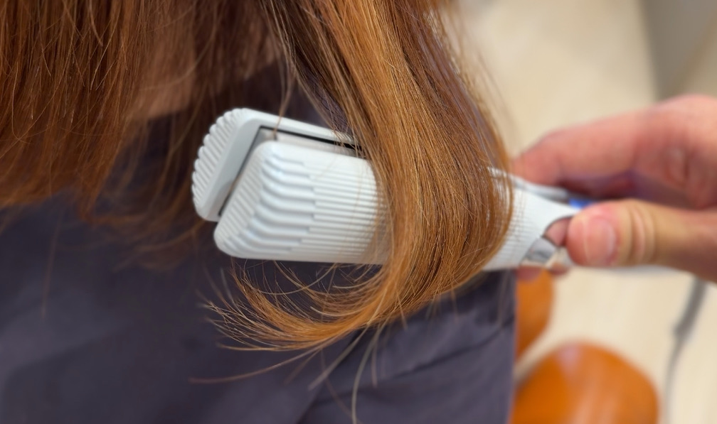 毛先カールを作りやすいリファの仕上がり写真