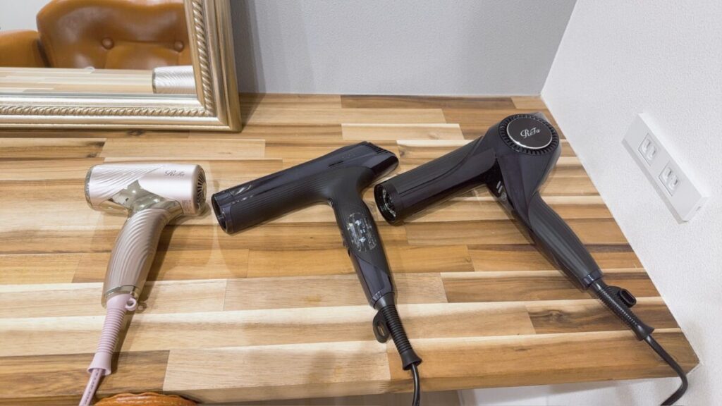 リファビューテックドライヤーSEと他モデル(BX、スマート)と比較