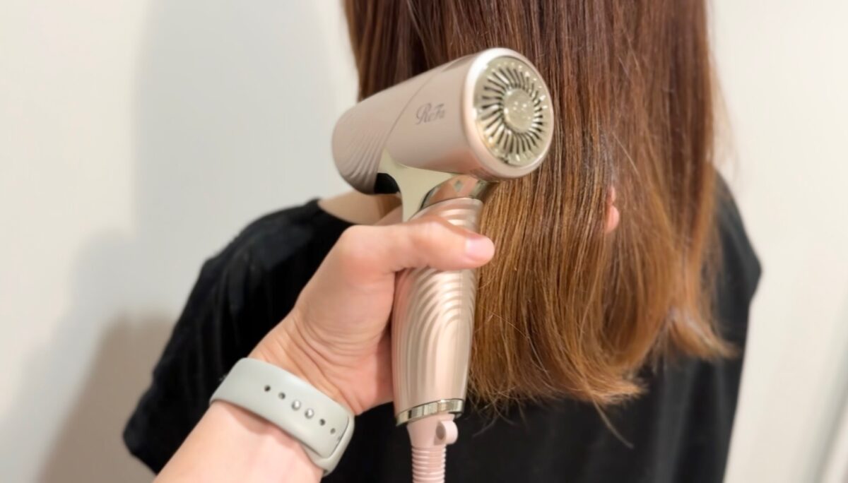 リファ新作ビューテックドライヤーSEを使った仕上がり写真