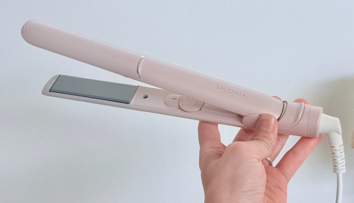 SALONIA サロニア グロッシーケア ストレートヘアアイロン ¥7,678(税込)
